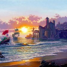 Схема вышивки «русалочка»