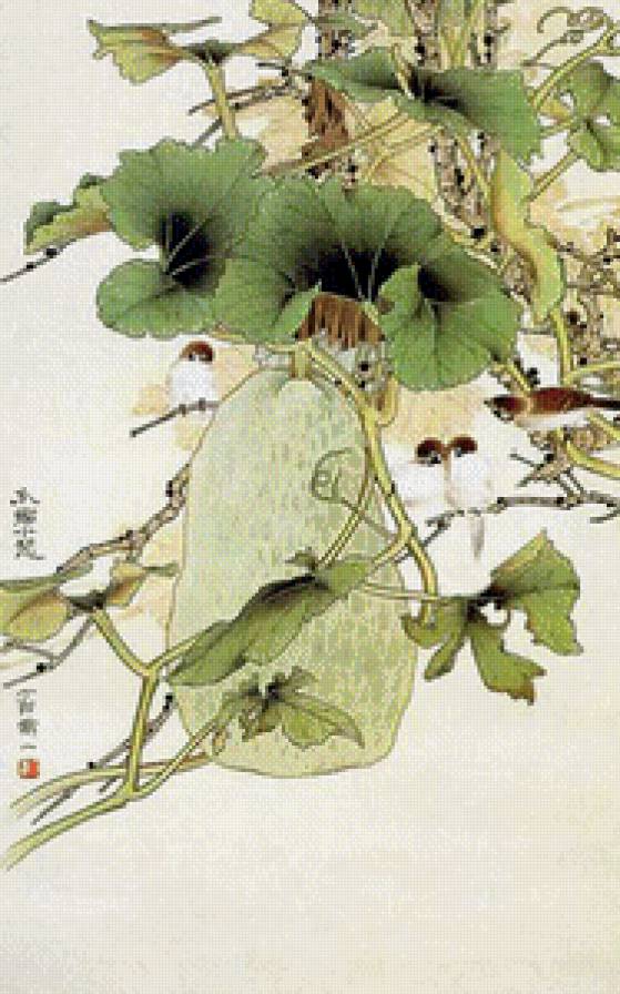 японская живопись - предпросмотр