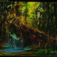 Схема вышивки «дриада»