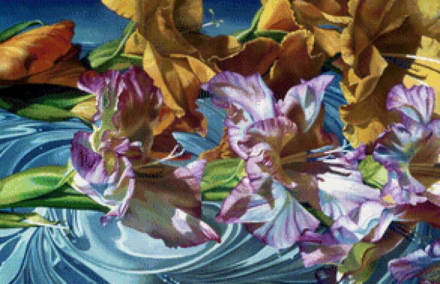 гладиолусы - предпросмотр