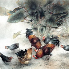 Схема вышивки «японская живопись»