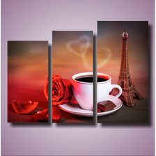 Схема вышивки «Утро в Париже»
