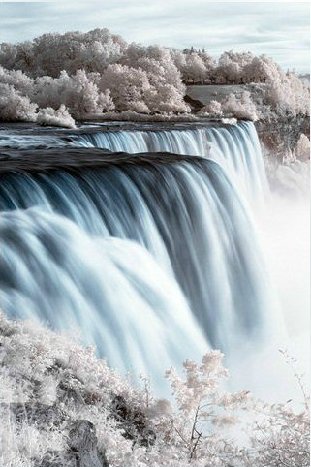 водопад - природа, водопад, пейзаж - оригинал