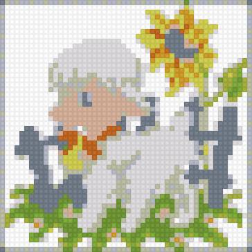 овечка - бисер, вышивка крестом - предпросмотр
