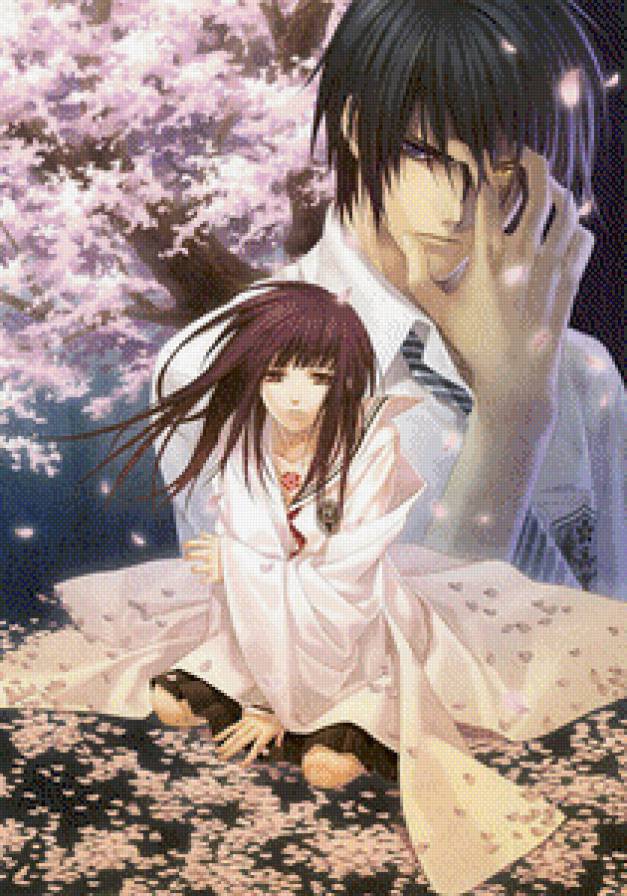 Такума и Тамаки - аниме, багровые осколки - предпросмотр