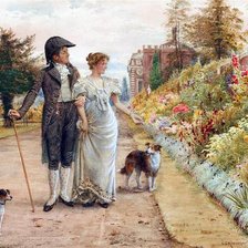 Схема вышивки «прогулка»