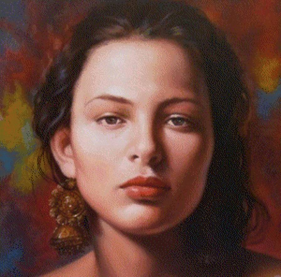 Девушка - лицо, портрет, девушка, красота - предпросмотр