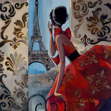 Схема вышивки «париж»