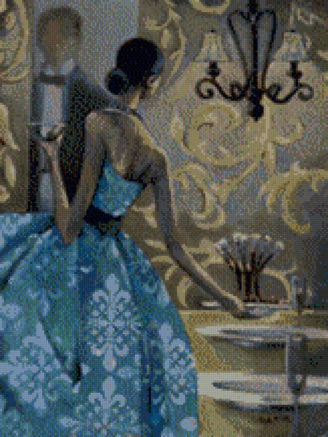 с бокалом - предпросмотр