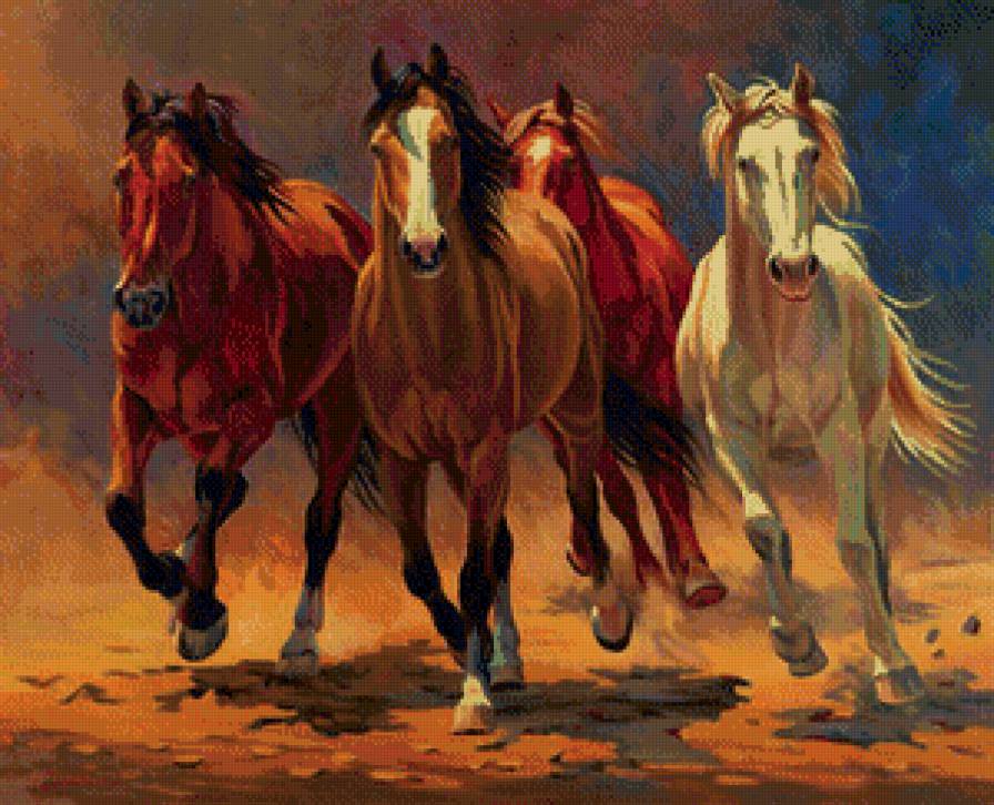 картина - лошадь, животные - предпросмотр