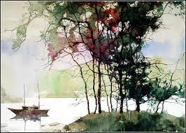 акварель - природа - оригинал