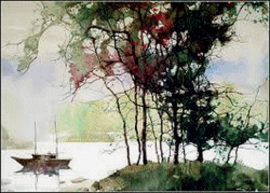 акварель - природа - предпросмотр