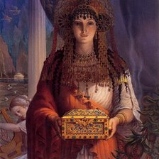 Схема вышивки «хранительница»