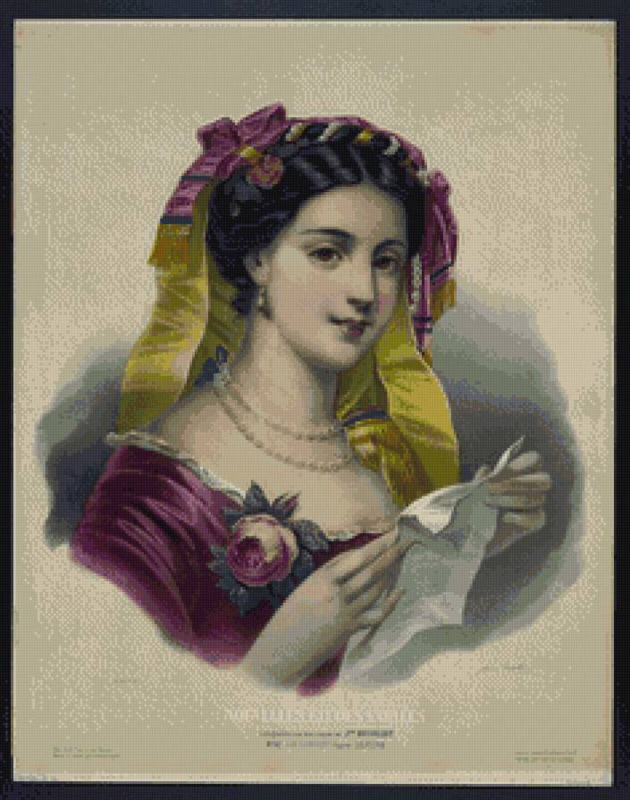 портрет - девушка, портрет - предпросмотр