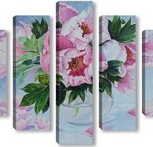 Схема вышивки «триптих цветы»