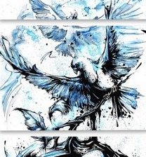Схема вышивки «триптих птицы»