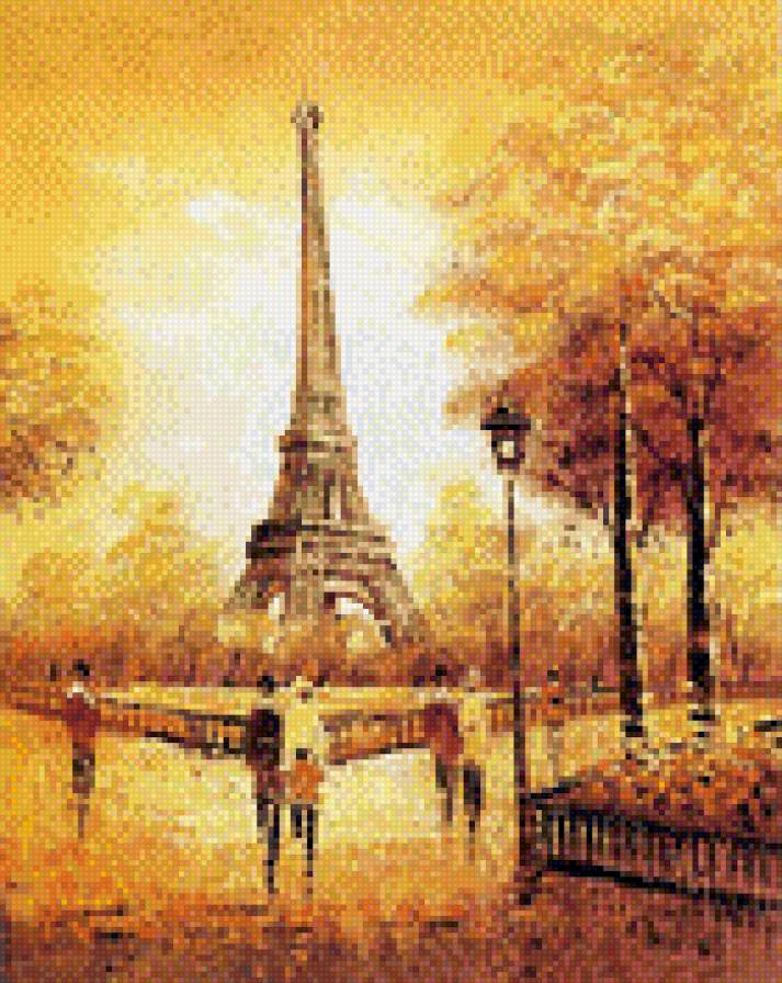 Осенний париж - париж, осень - предпросмотр