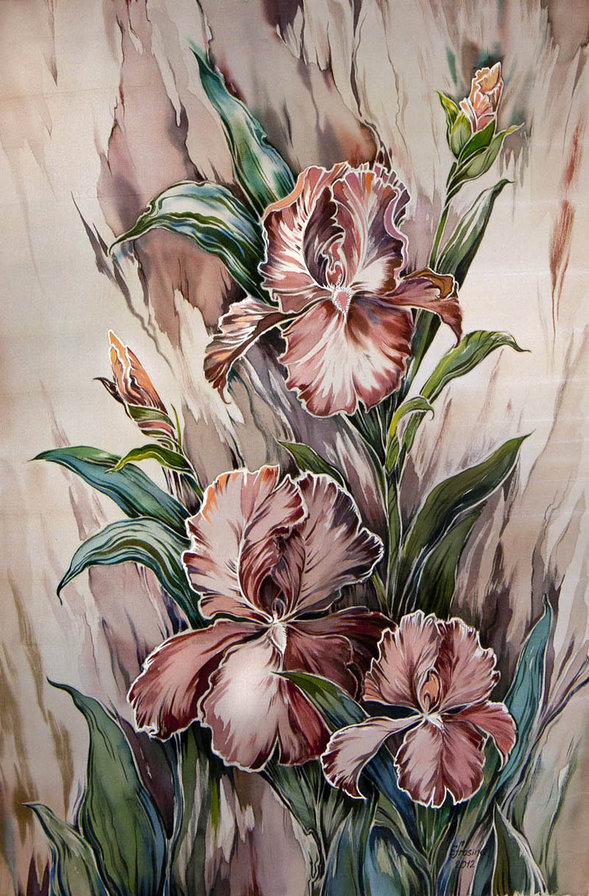 ирисы - цветы - оригинал