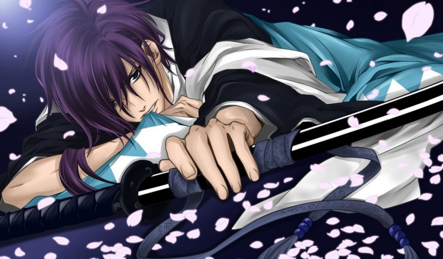 демоны бледной сакуры - аниме, парень - оригинал