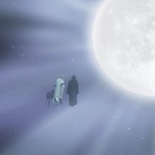 Схема вышивки «на лунной дорожке»