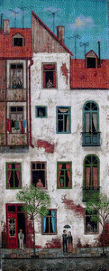 город три - городской пейзаж - предпросмотр