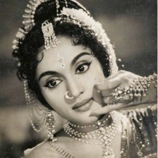 Схема вышивки «индийская актриса»