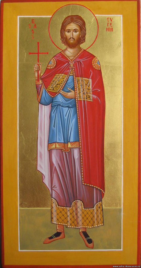 Именная икона Святого Мученика Евгения - евгений, икона, святой, религия - оригинал