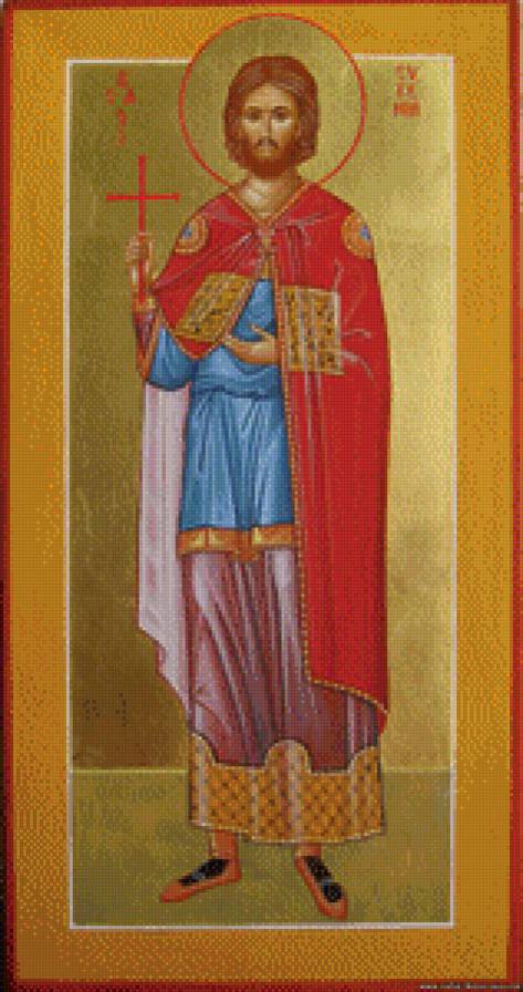 Именная икона Святого Мученика Евгения - евгений, икона, религия, святой - предпросмотр