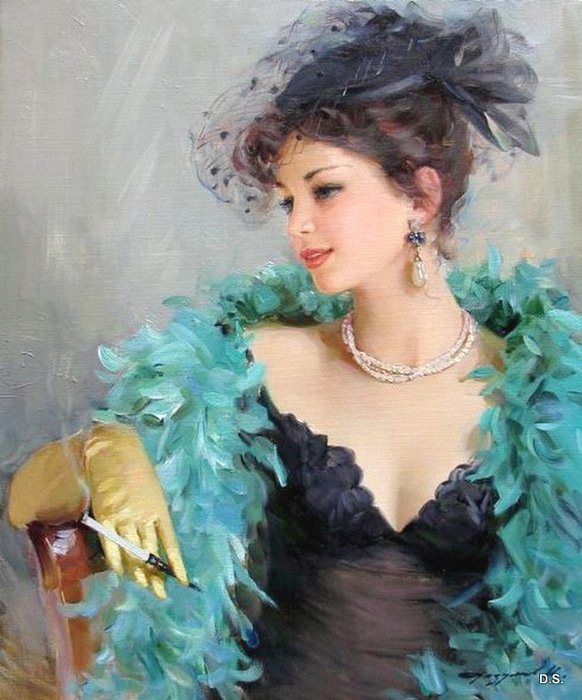 в зеленом боа - константин разумов - оригинал