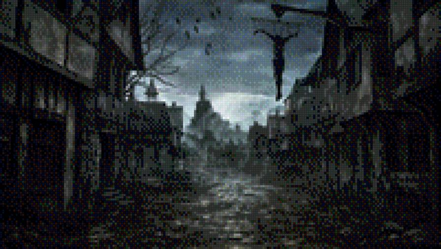 мрачная улица - улица, город - предпросмотр