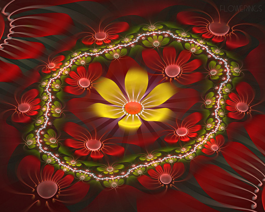 цветок-абстракция - оригинал
