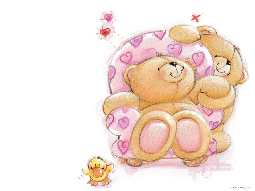 влюбленные медвежата - игрушки, детям - оригинал