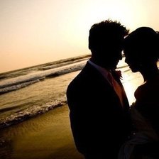 Схема вышивки «Молодожены»