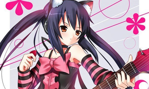 девочка аниме - оригинал