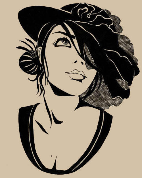 (монохром) Портрет - оригинал