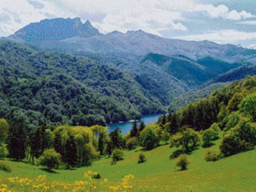 природа в горах - предпросмотр