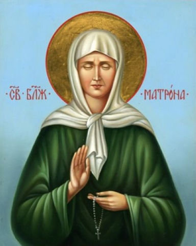 Святая Матрона Московская - святая матрона, иконы - оригинал