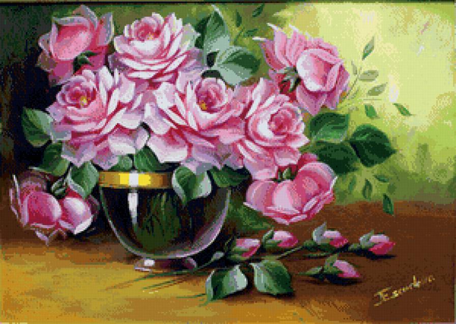 цветы - цветы, картина - предпросмотр