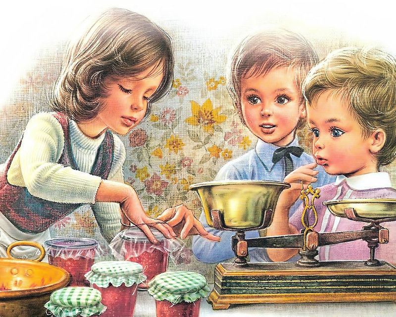 домашние заготовки - кухня, дети - оригинал