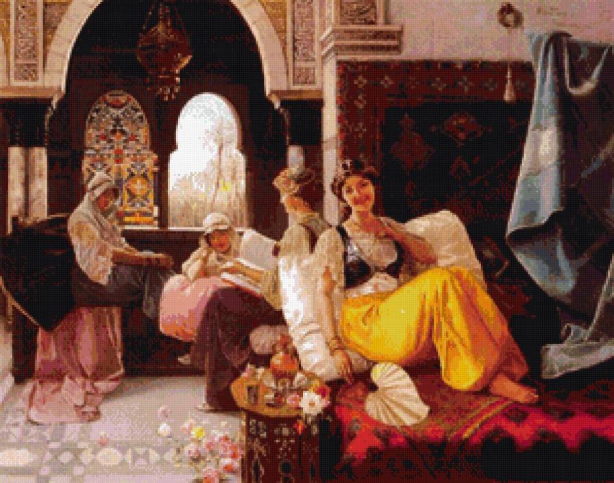 в гареме - восток, гарем, девушка - предпросмотр