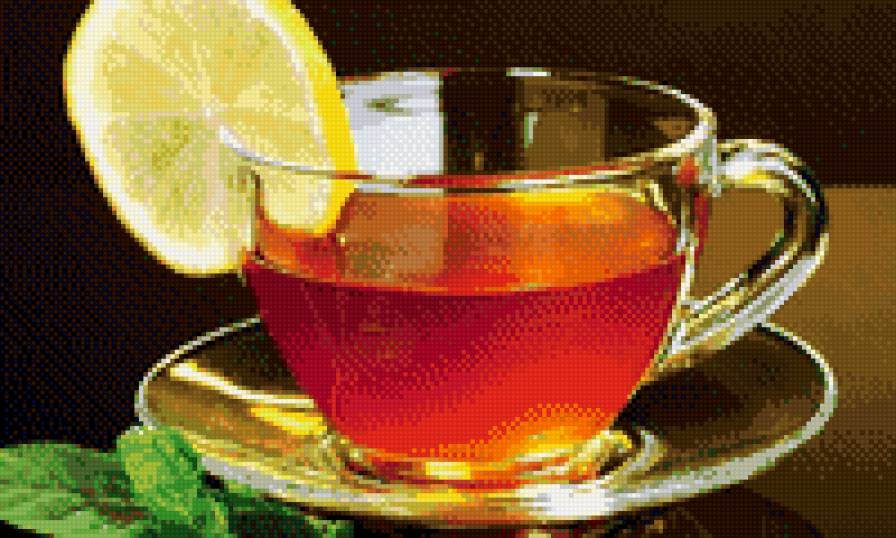 чай с лимоном - лимон, чай, чаепитие, чашка, на кухню - предпросмотр