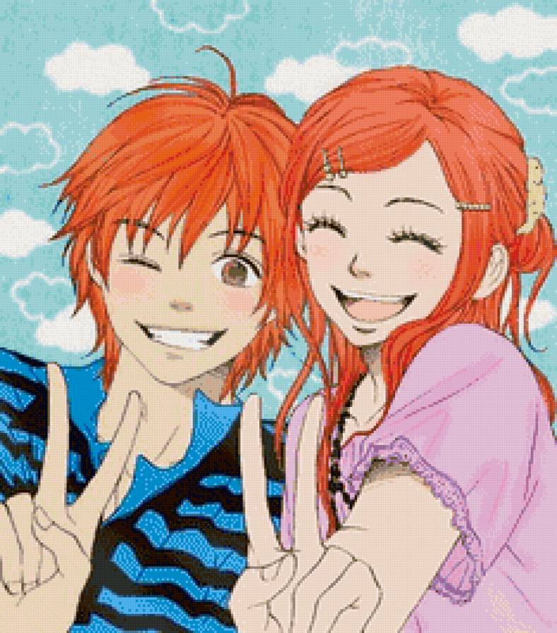 LOVELY COMPLEX Трогательный комплекс Коидзуми Риса Ацуси Отани - аниме, пара - предпросмотр