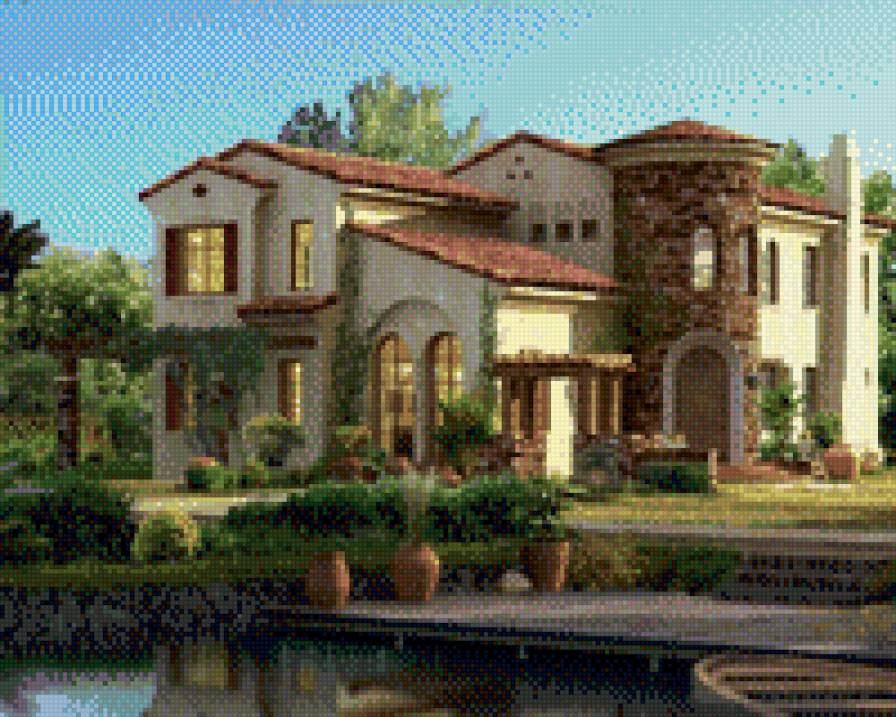 домик у озера - домики - предпросмотр