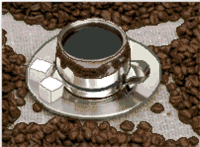 кофе - чашка, кофе - оригинал