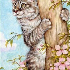 Схема вышивки «Киса»