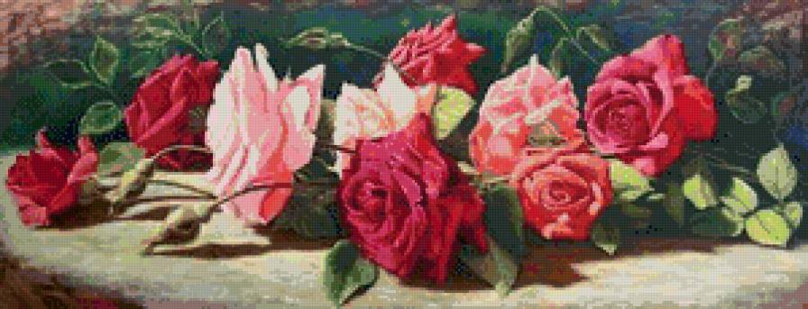 розы - цветы, картина - предпросмотр