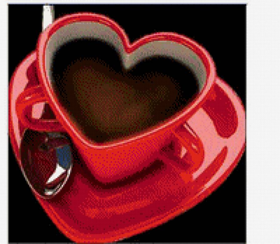 кружка сердце - красная, сердце, кружка - предпросмотр