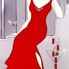 Схема вышивки «девушка с обложки»