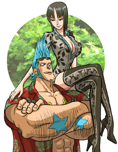 Робин и Френки - аниме, ван пис - оригинал