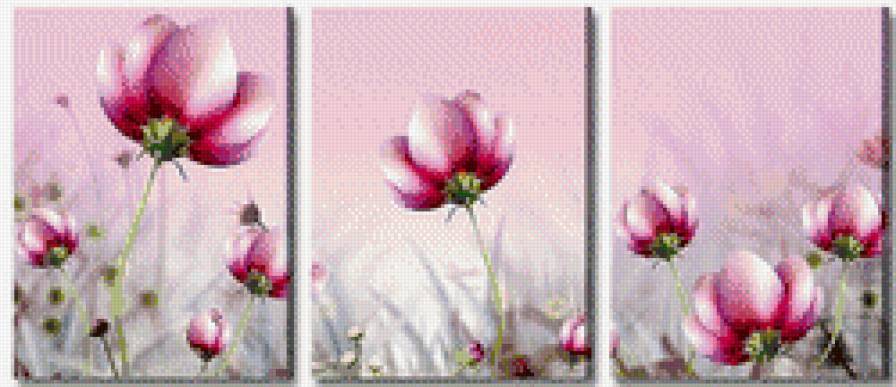 цветы три части - цветы - предпросмотр